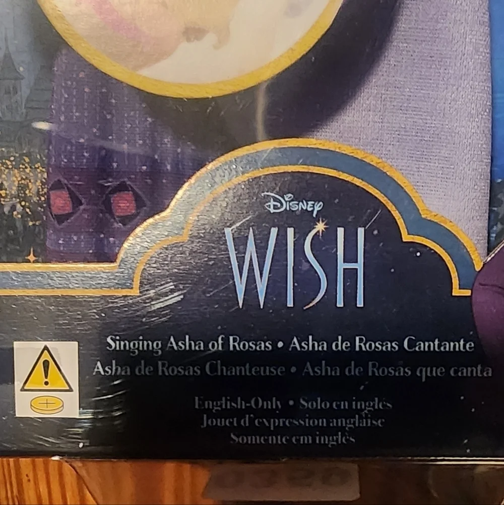Mattel Disney Wish Singing  Asha. Sings 